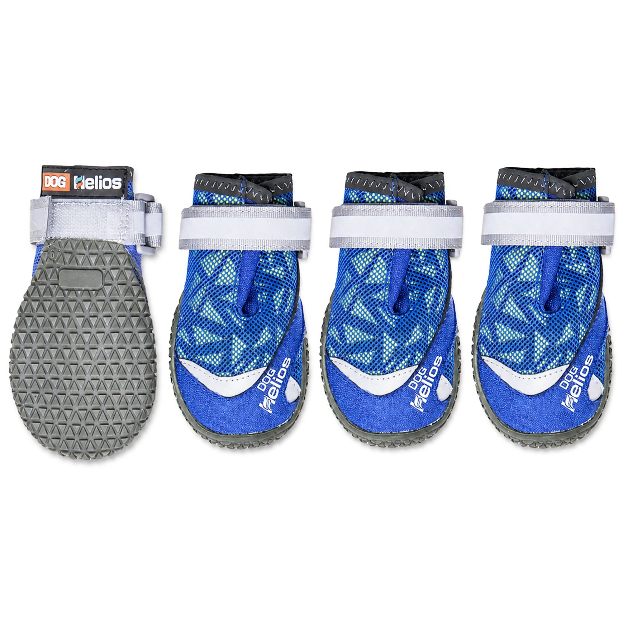 Dog Helios 'Surface' Premium Grip Performance Dog Shoes - Set Of 4 Blue