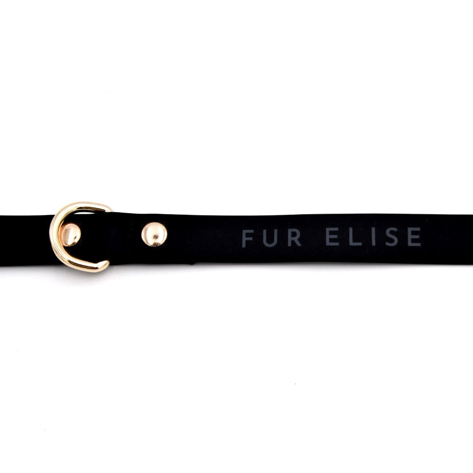 Fur Elise Leash - Noir