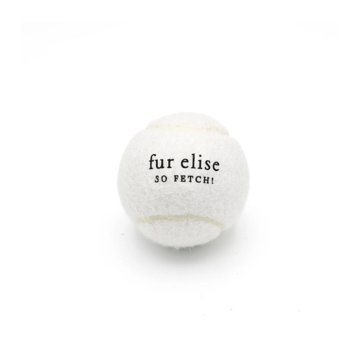 Fur Elise So Fetch! Tennis Ball - Ivory