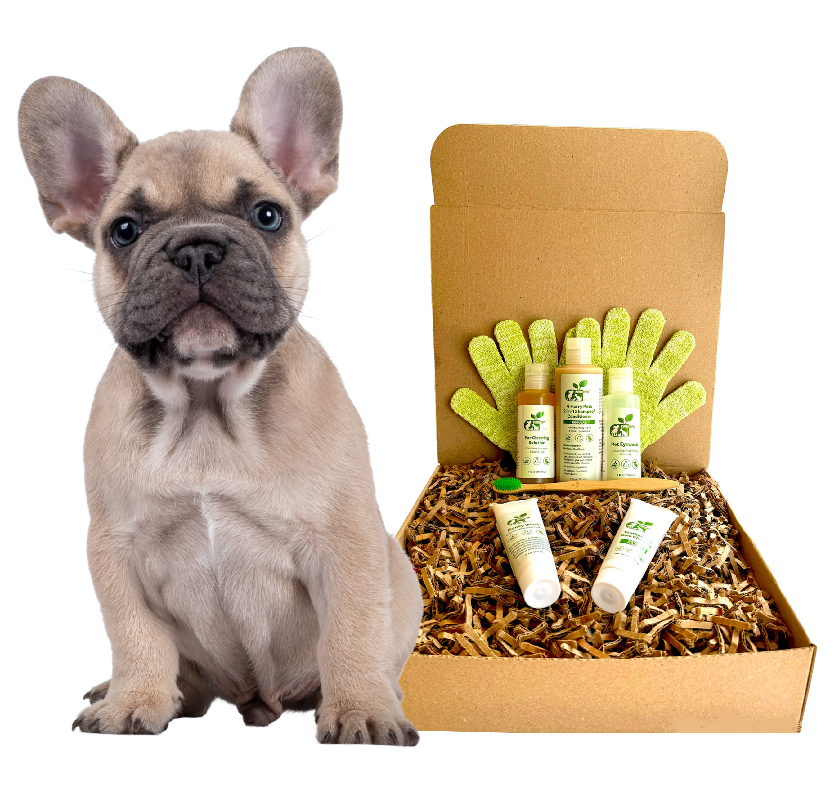 4-FURRY DOGS *REGULAR GROOMING KIT oz.)