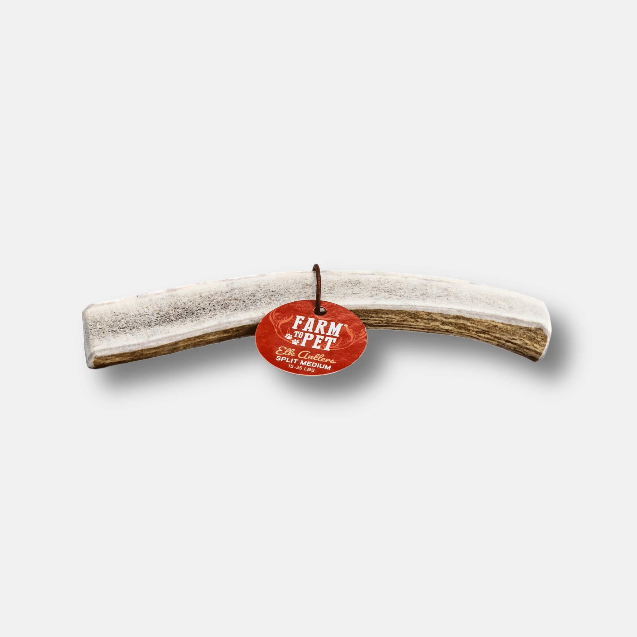 Elk Antler Dog Chews | All-Natural Whole and Split Elk Antler Chews for Dogs Split Medium (15-35 LBS)