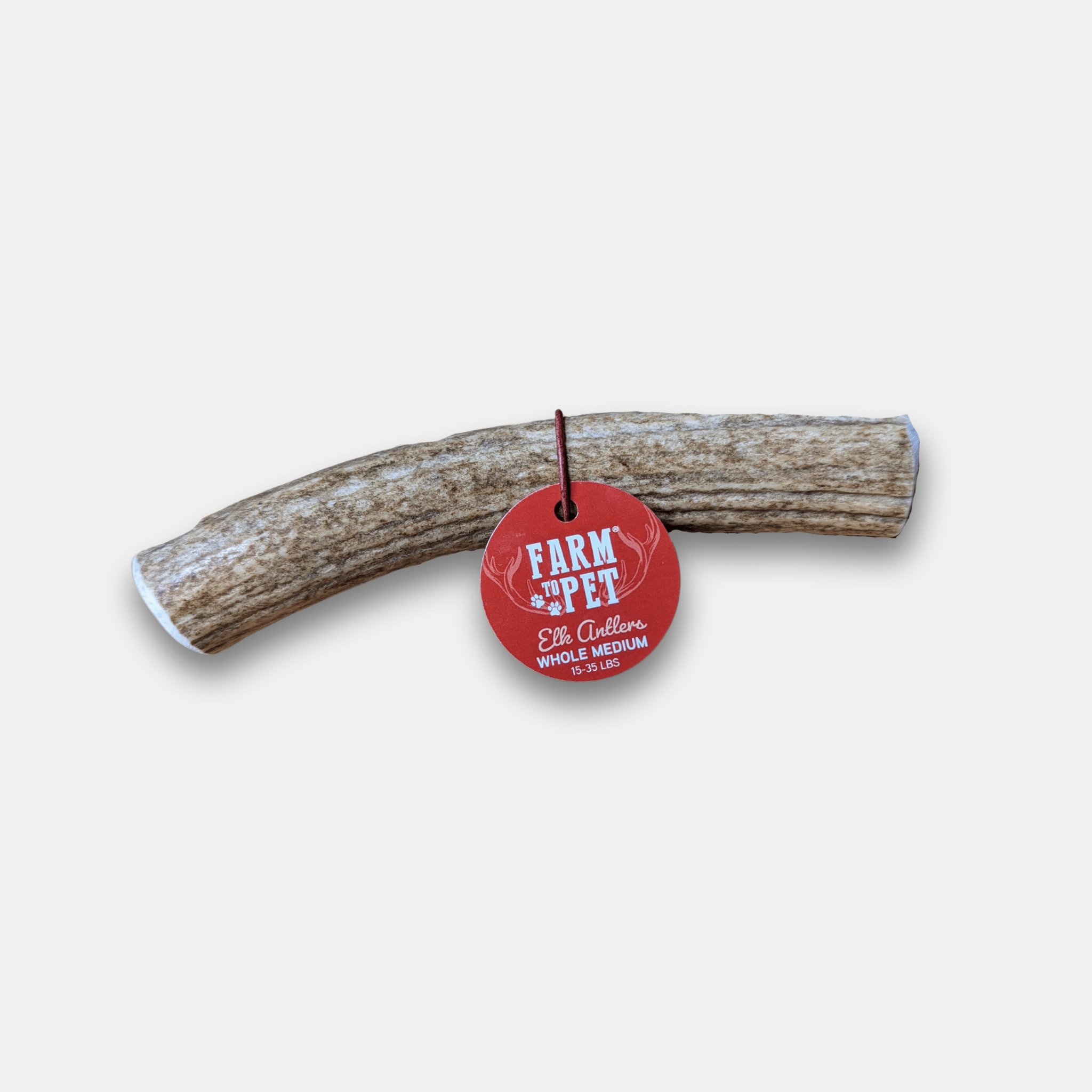 Elk Antler Dog Chews | All-Natural Whole and Split Elk Antler Chews for Dogs Whole Medium (15-35 LBS)