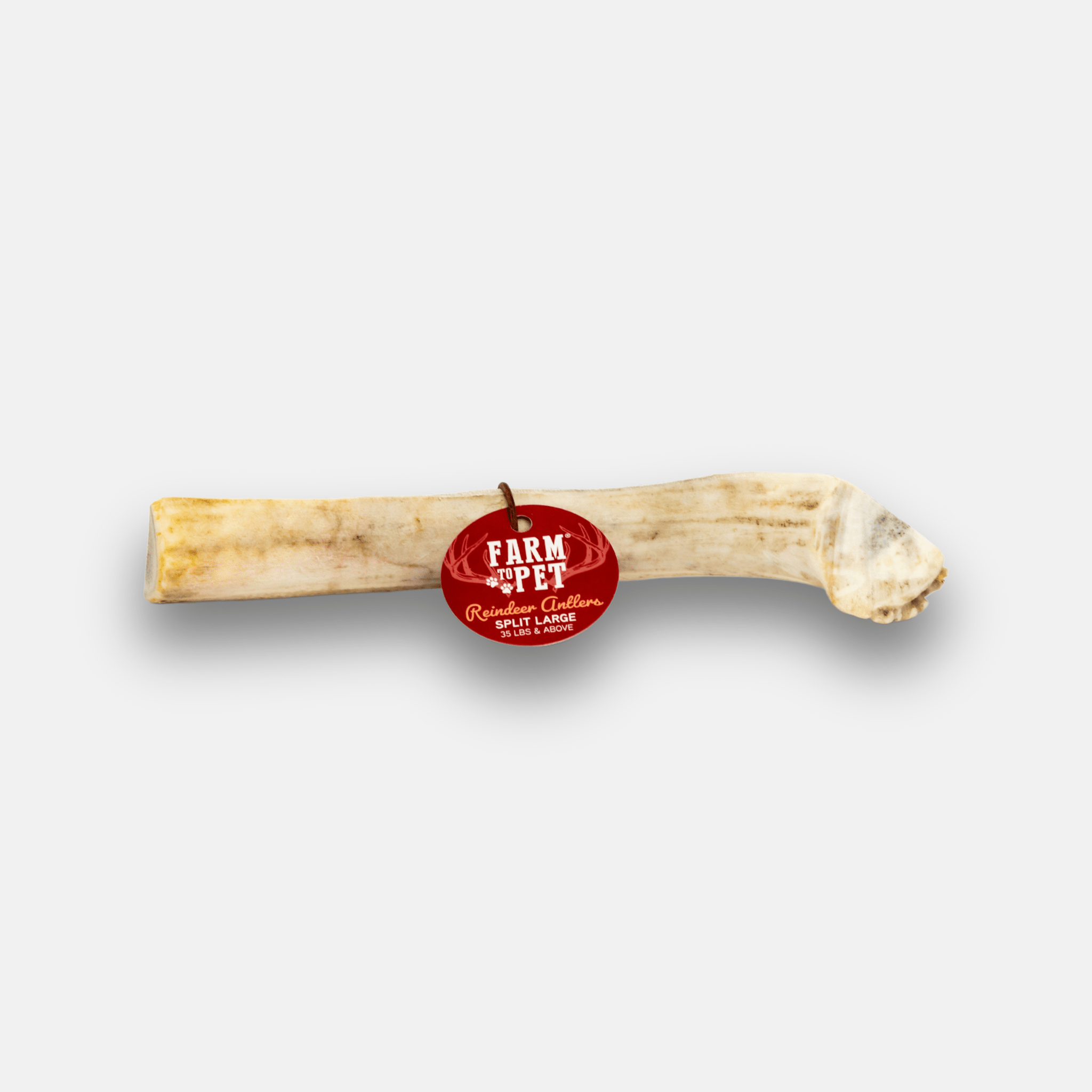 Reindeer Antler Dog Chews | Organic Chews for Dogs Split Large (35+ LBS)