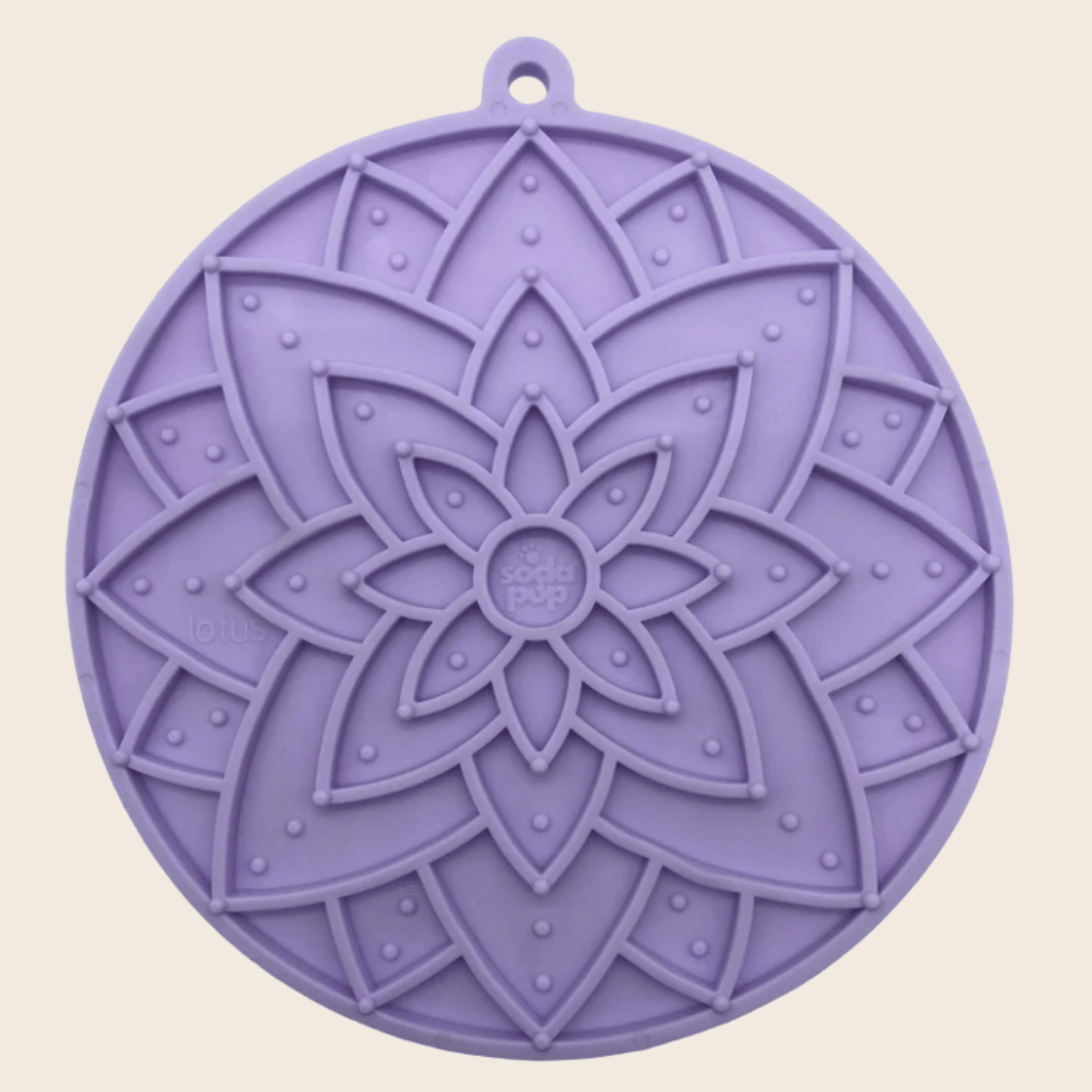 Dog Lick Mats with Suction Cups Purple Lotus
