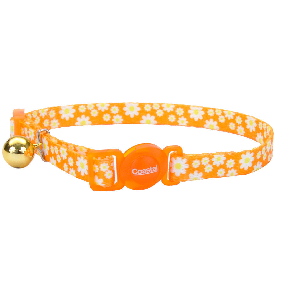 Safe Cat Fashion Adjustable Breakaway Collar Daisy Yellow