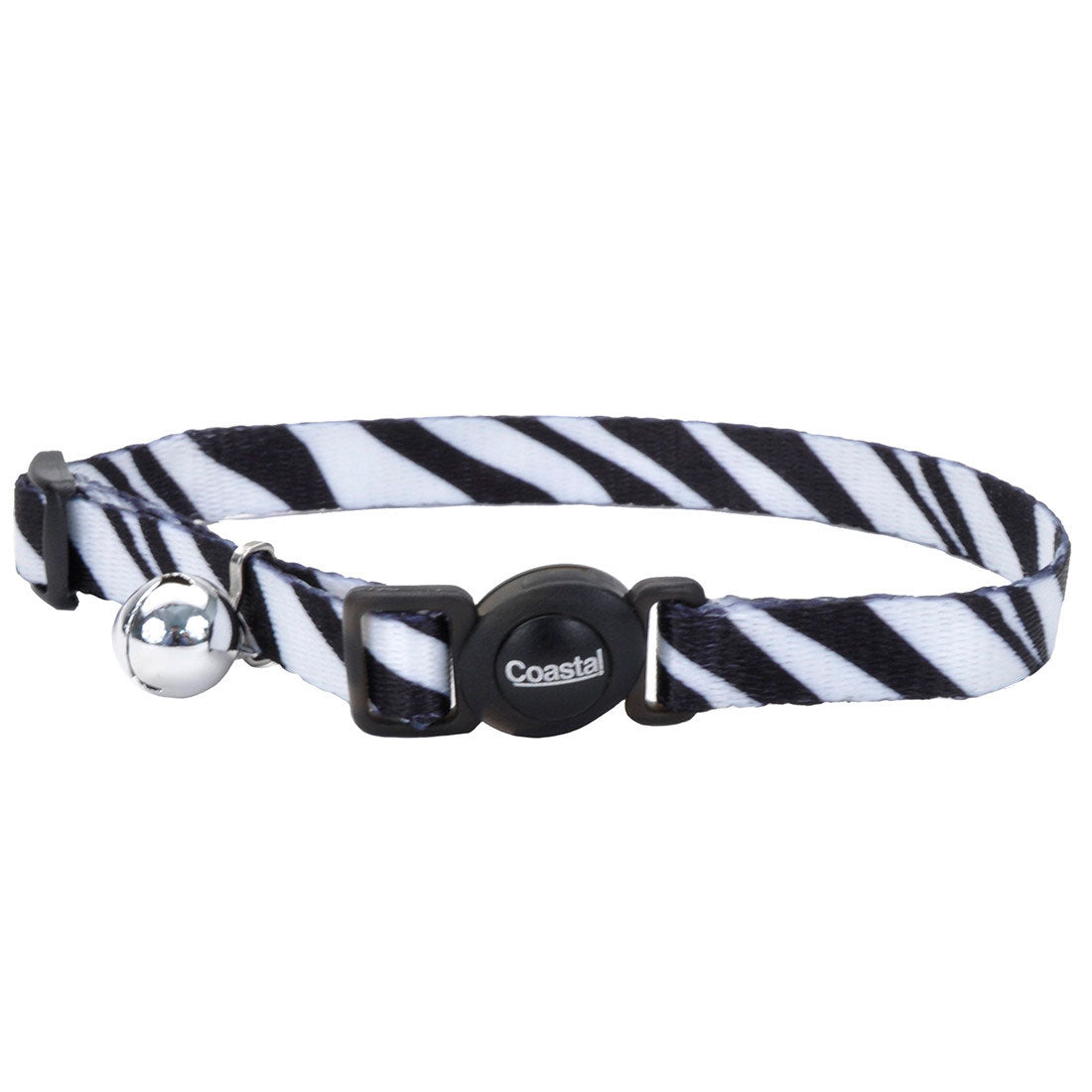 Safe Cat Fashion Adjustable Breakaway Collar Zebra