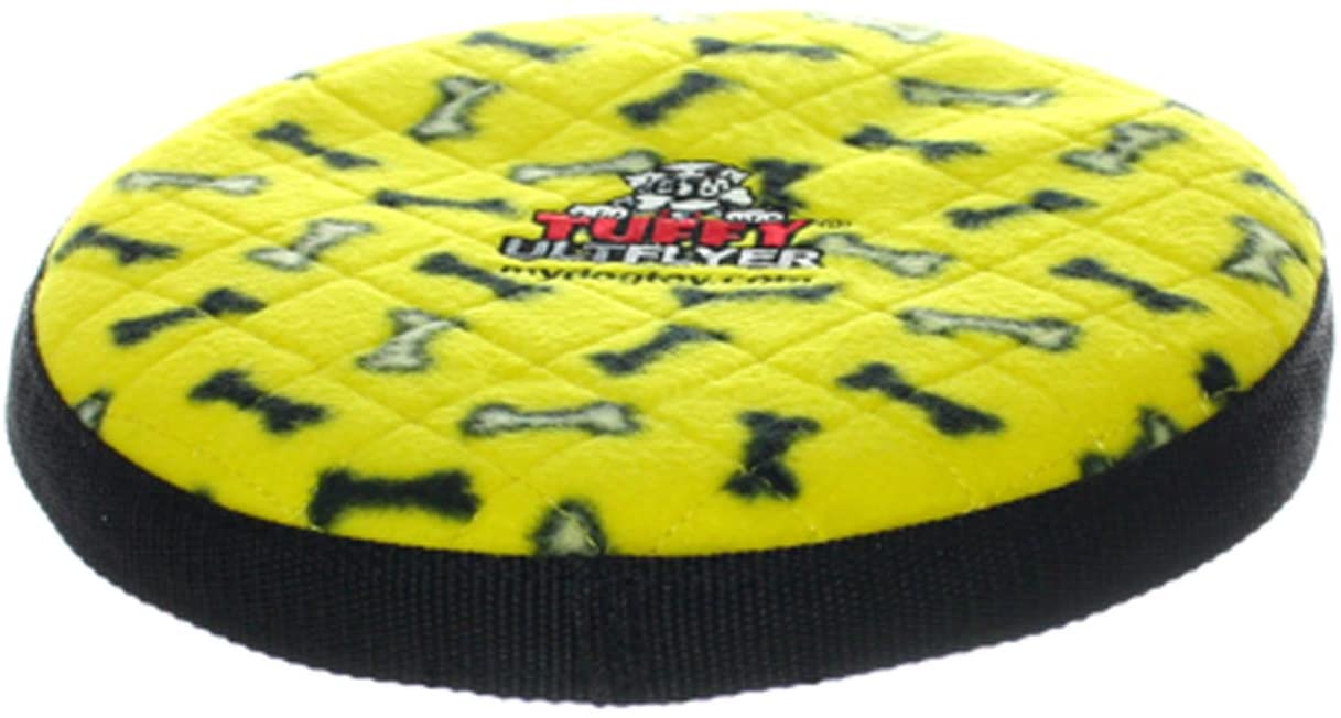 Ultimate Flyer Dog Toy Yellow Bone