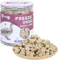 Freeze Dried Duck Dog & Cat Treats High Protein Grain Free Raw Food Topper 4.6oz Duck Liver - 4.6 Oz