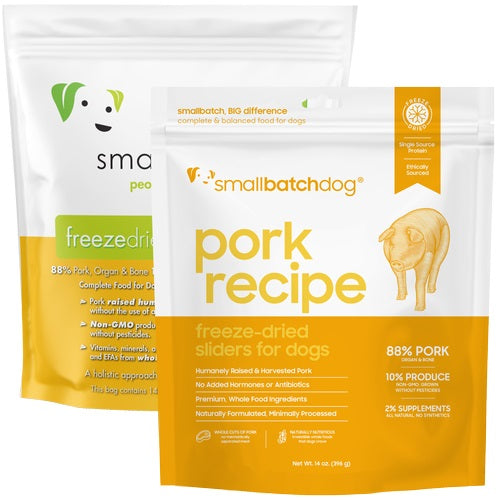 Pork Freeze-Dried Dog Food by Smallbatch