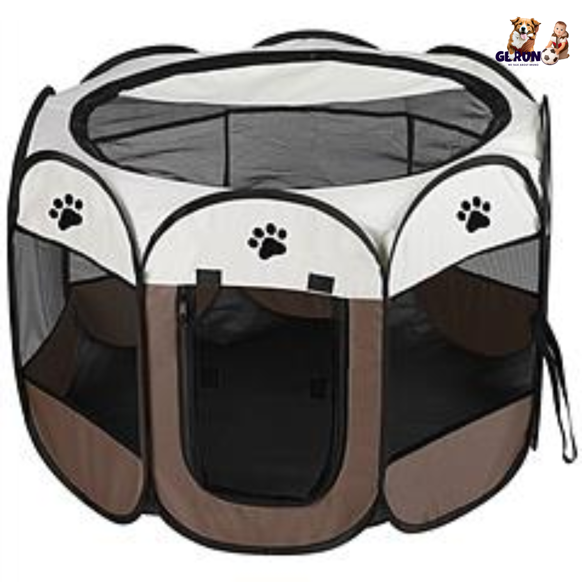 GBruno Foldable Pet Tent Brown