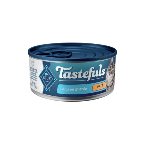 Blue Buffalo Tastefuls Indoor Pate Chicken Entree Wet Cat Cans 5.5oz
