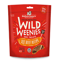 Wild Weenies Grass Fed Beef Dog Treats Beef
