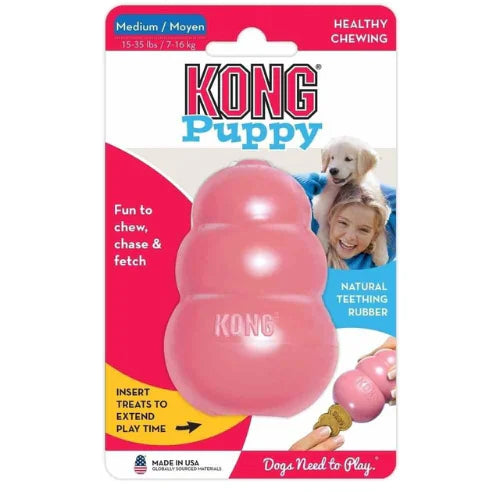 Gourd-Shaped Chew Toy for Dogs - Rubber Treat Dispenser Pink L