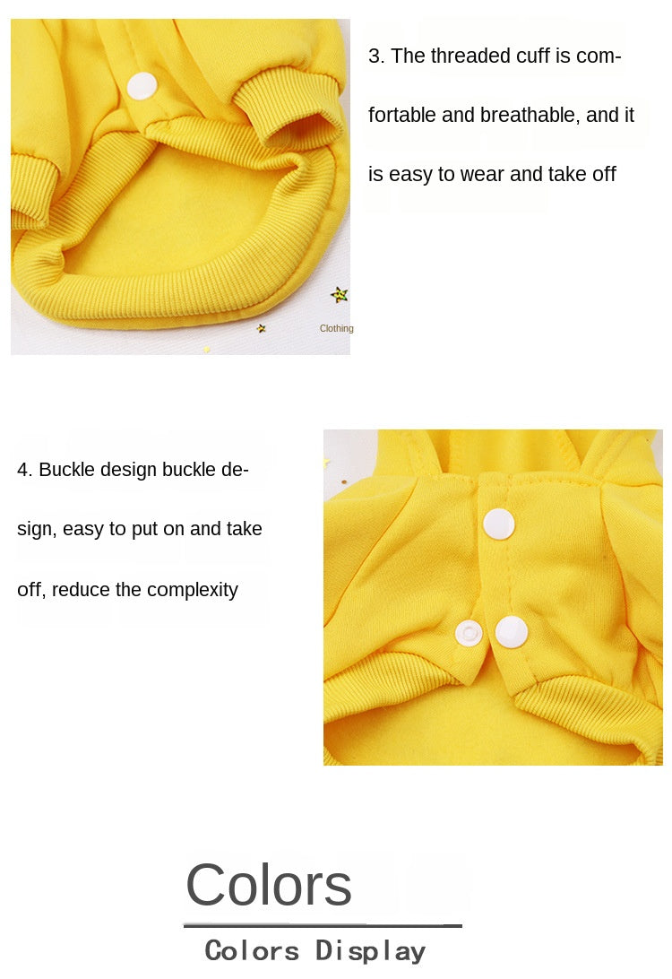 Cartoon Hoodie Sweater for Dogs & Cats | Cozy Pet Hoodie