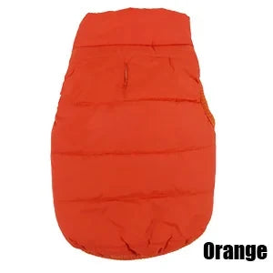 Winter Pet Coat Clothes for Dogs Winter Clothing Warm Dog Clothes for Small Dogs Christmas Big Dog Coat Winter Clothes Chihuahua Orange