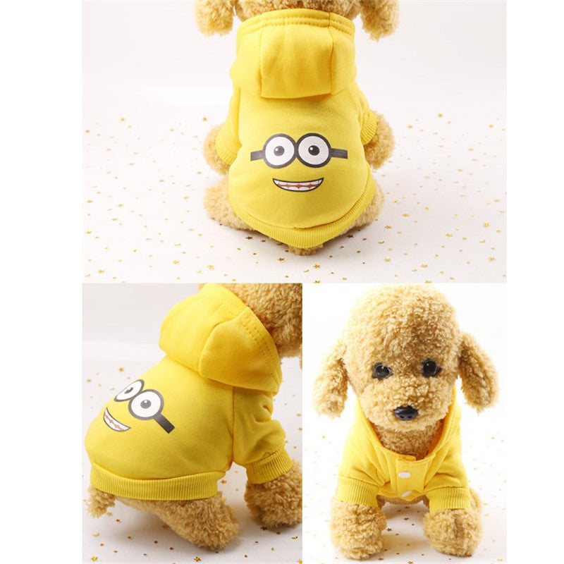 Cartoon Hoodie Sweater for Dogs & Cats | Cozy Pet Hoodie