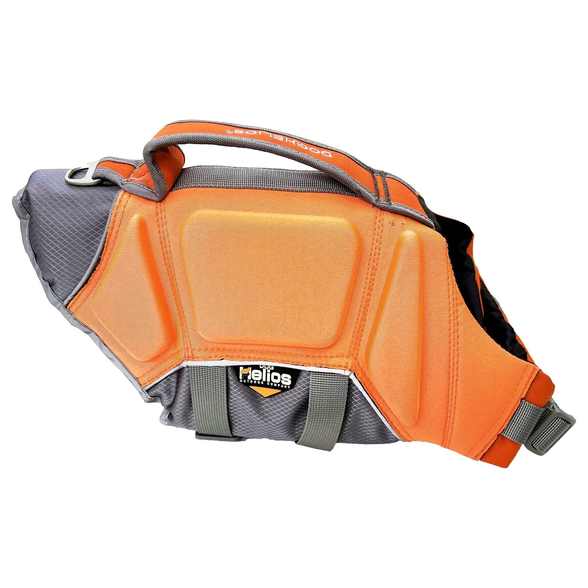 Dog Helios ® 'Tidal Guard' Multi-Point Strategically-Stitched Reflective Pet Dog Life Jacket Vest Orange