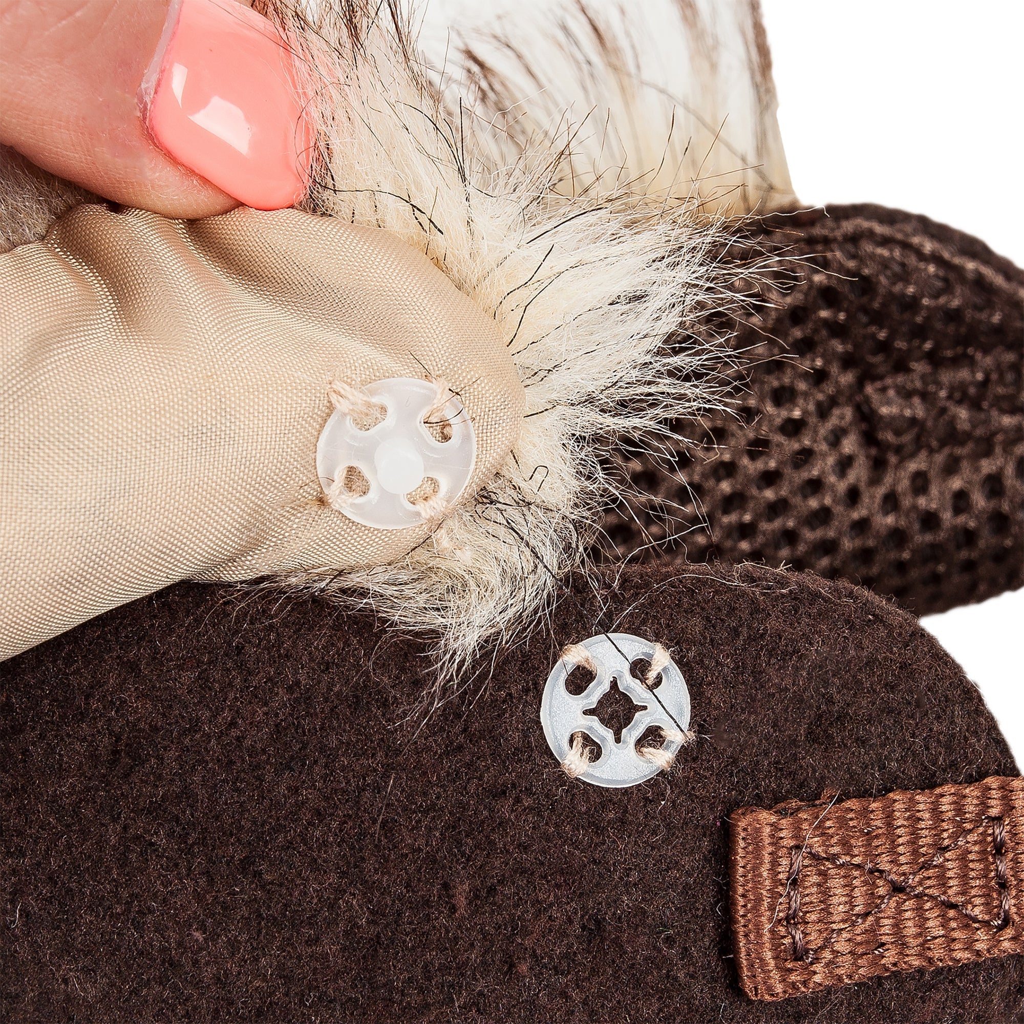 Pet Life ® Luxe 'Furracious' 2-In-1 Adjustable Dog Harness and Leash with Detachable Fur Collar