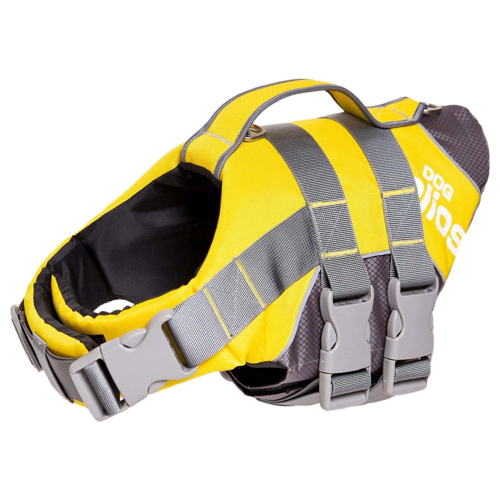 Dog Helios ® 'Splash-Explore' Reflective and Adjustable Floating Safety Dog Life Jacket Yellow
