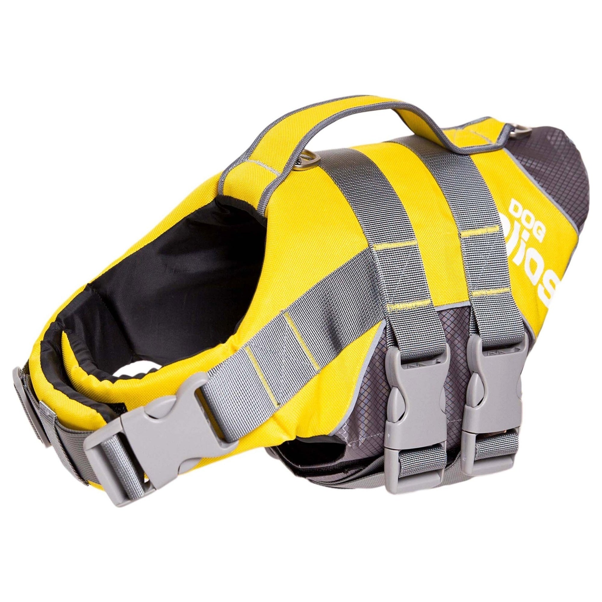 Dog Helios ® 'Splash-Explore' Reflective and Adjustable Floating Safety Dog Life Jacket Yellow