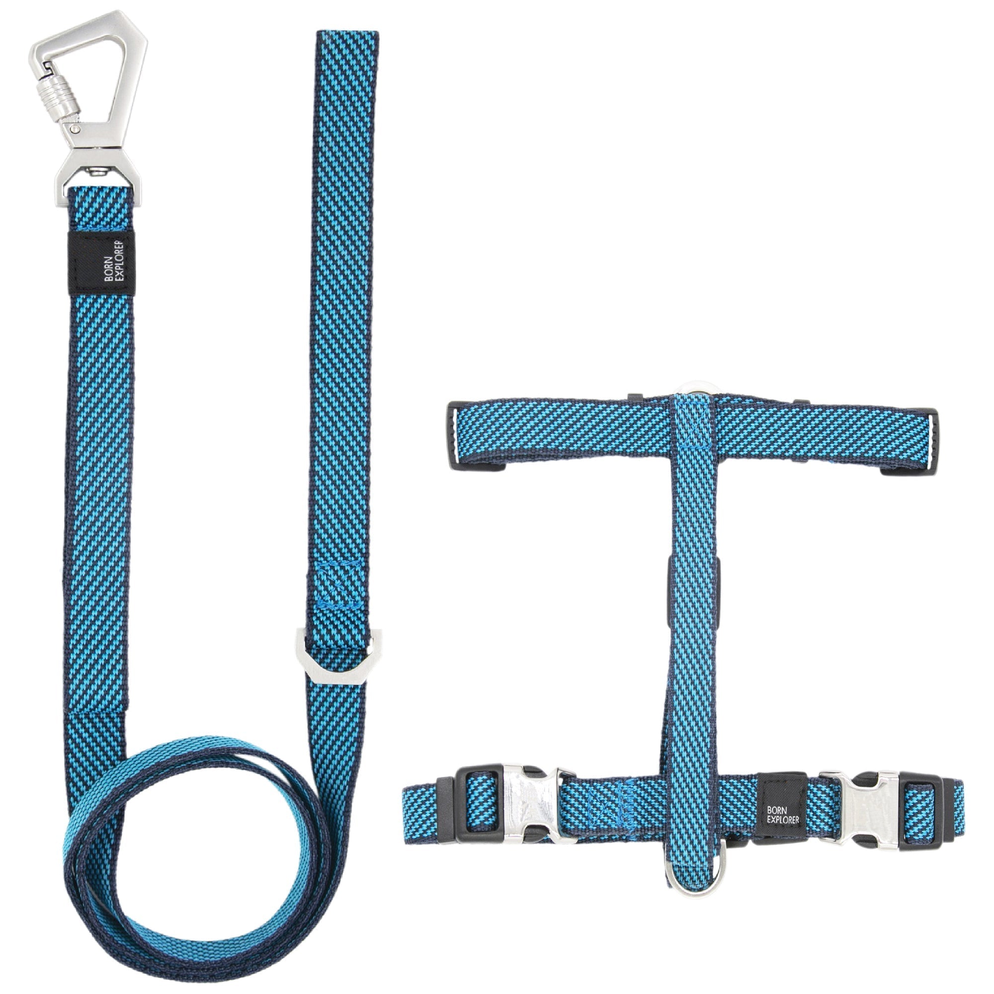 Pet Life ® 'Escapade' Outdoor Series 2-in-1 Convertible Dog Leash and Harness Blue