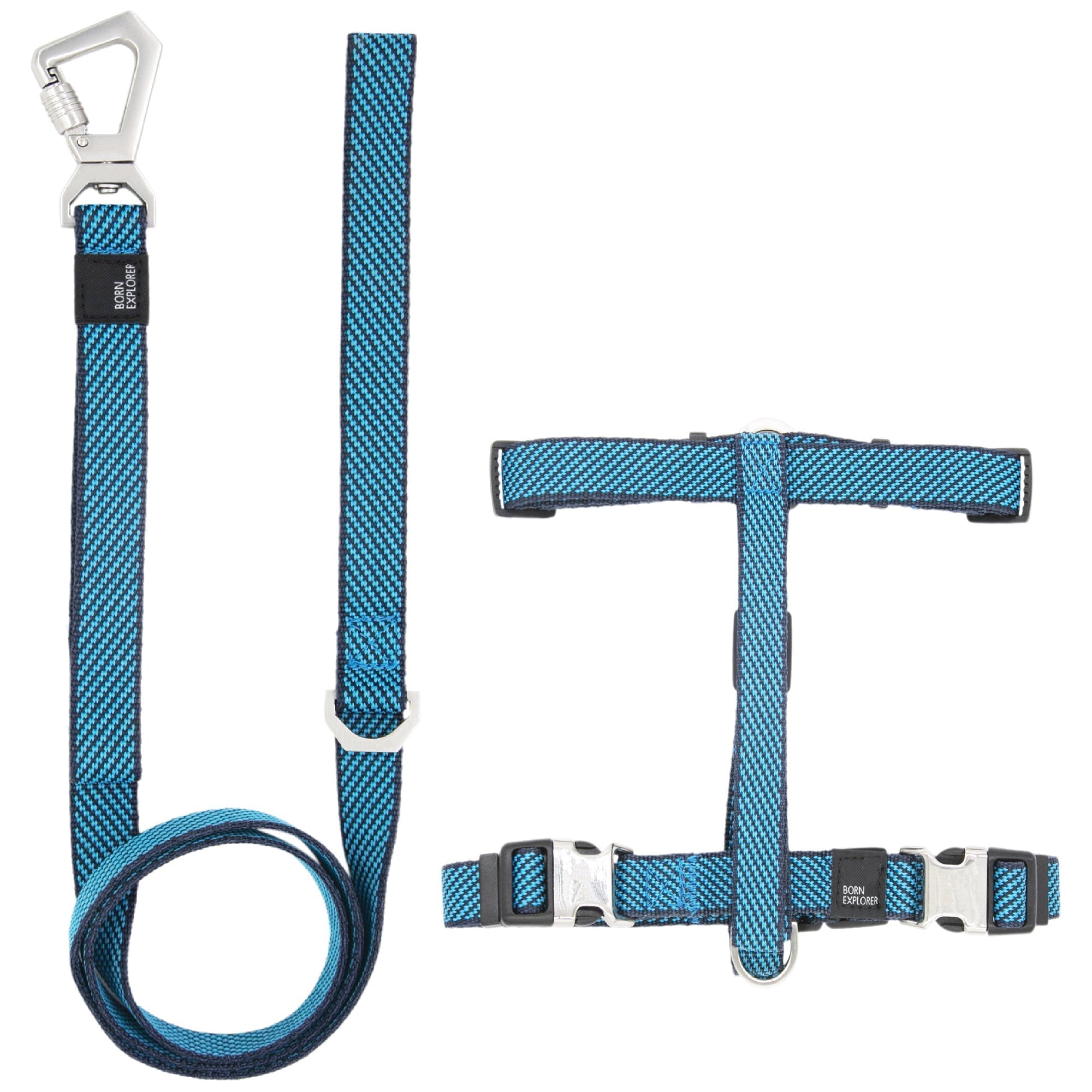Pet Life ® 'Escapade' Outdoor Series 2-in-1 Convertible Dog Leash and Harness Blue