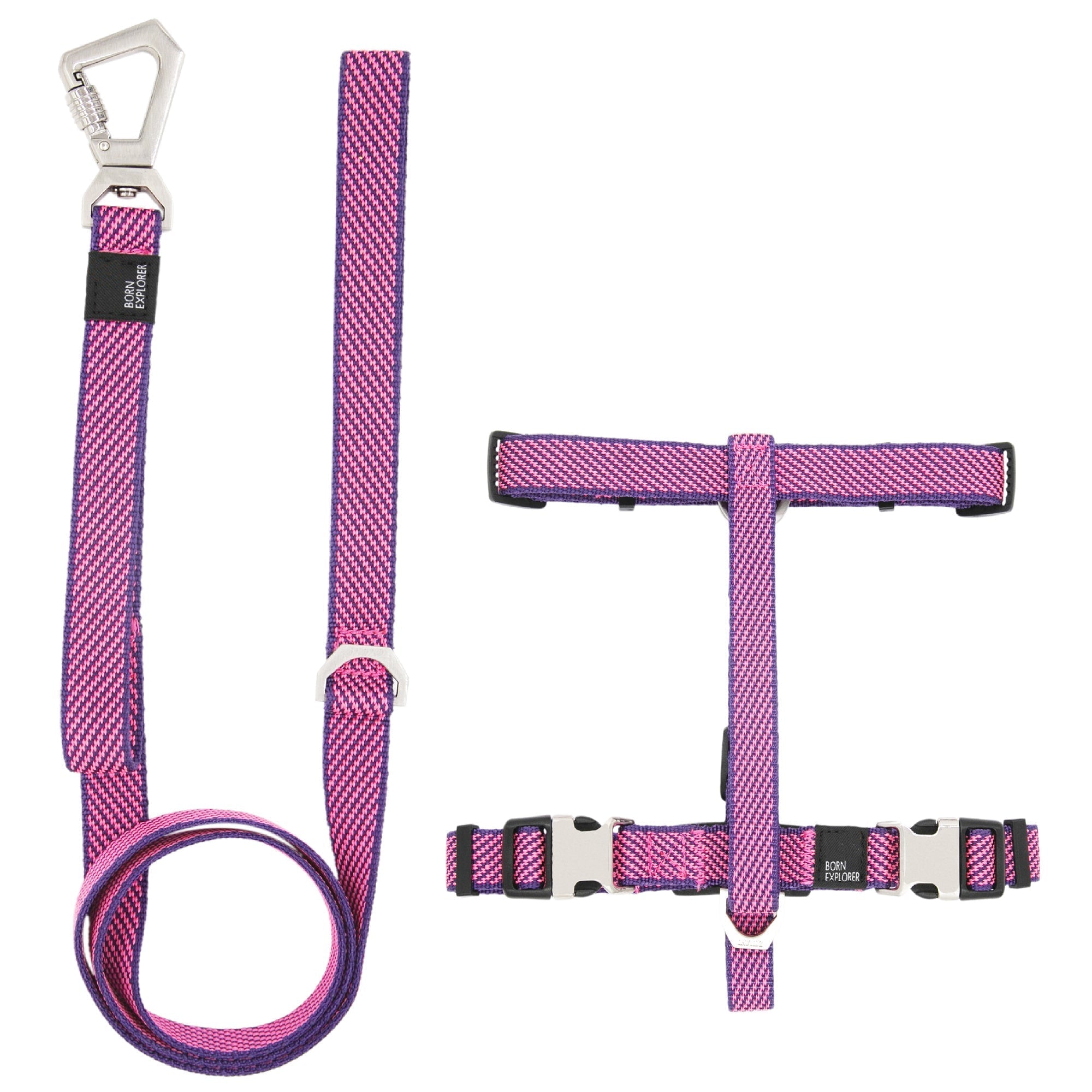 Pet Life ® 'Escapade' Outdoor Series 2-in-1 Convertible Dog Leash and Harness Pink