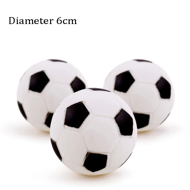 Squeaky Pet Dog Ball Toy for Small Dogs | Interactive Rubber Chew Toy Soccer 1pcs random color Default
