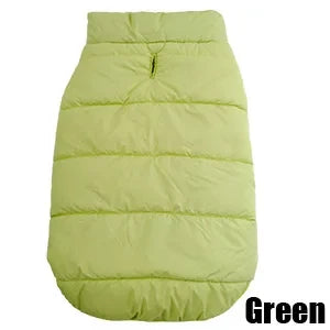 Winter Pet Coat Clothes for Dogs Winter Clothing Warm Dog Clothes for Small Dogs Christmas Big Dog Coat Winter Clothes Chihuahua Green