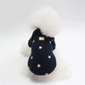2026 New Brand Soft Pet Dog Clothes For Dog Puppy Cat Winter Warm Clothes Star Print Costume Coat chihuahua Cheap roupa cachorro navy