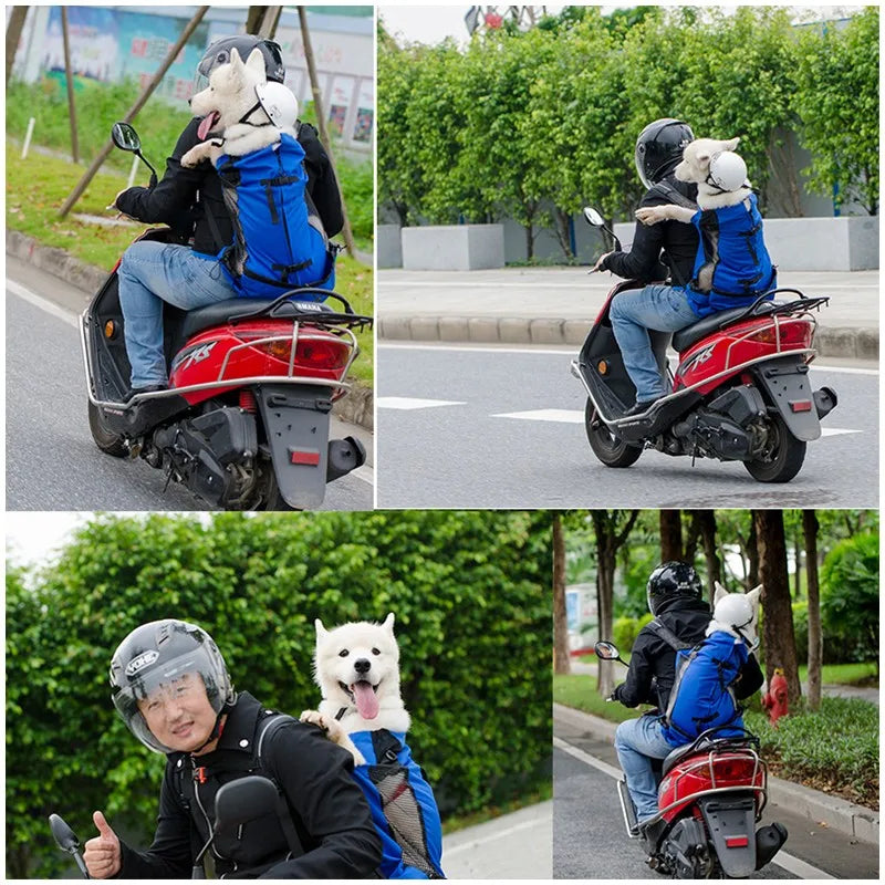 Hiking Pet Dog Carrier Travel Backpack Outdoor Ventilation Outdoor Sport Mesh