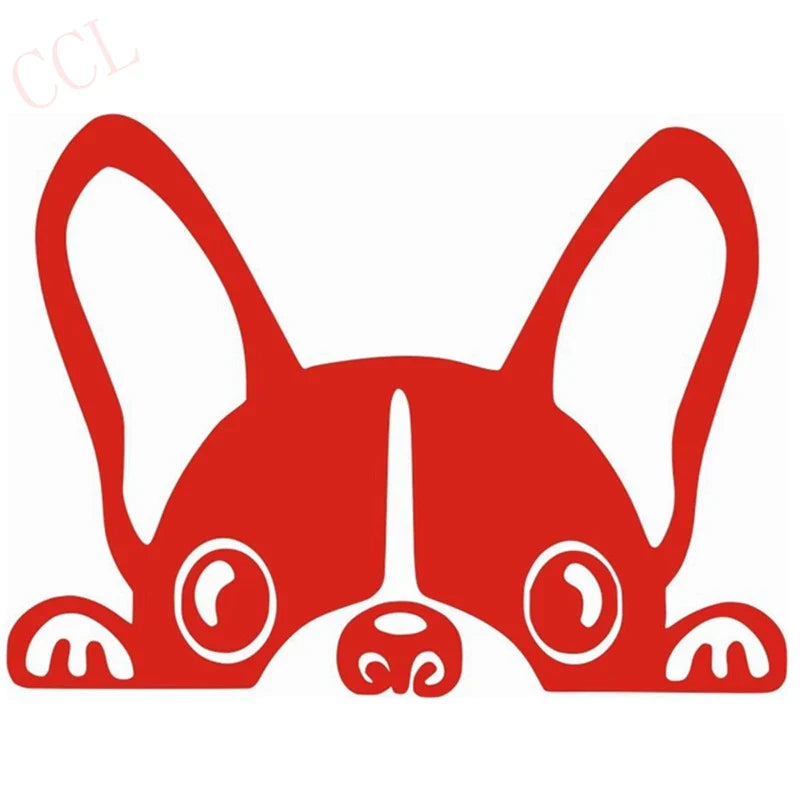 French Bulldog Light Switch Sticker | Vinyl Wall Decal for Switch Plate S2143red 8cm x 5cm