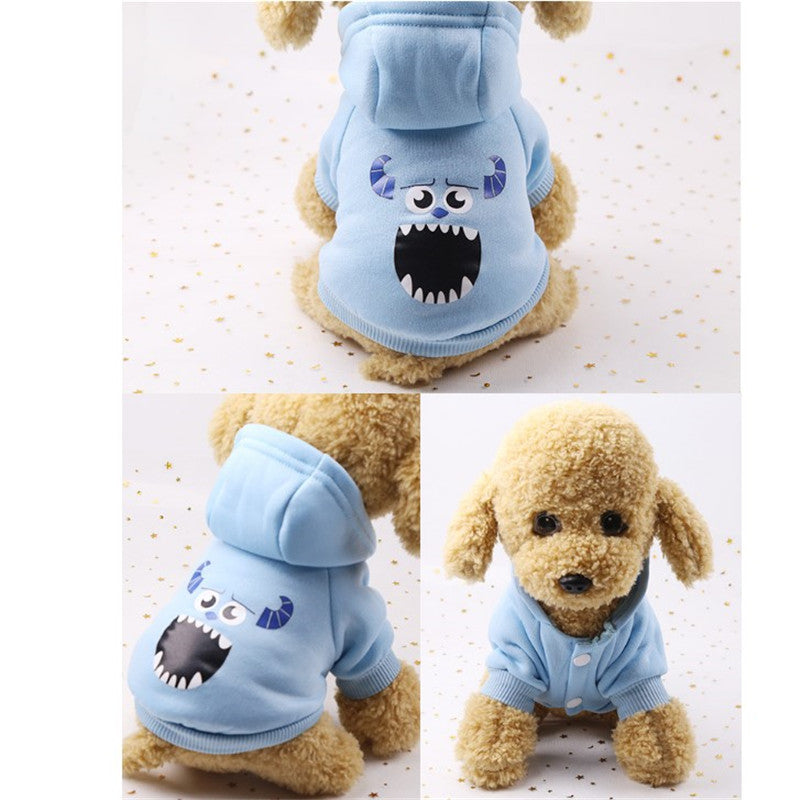 Cartoon Hoodie Sweater for Dogs & Cats | Cozy Pet Hoodie