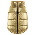 Clothes For Small Dogs Waterproof Dog Clothes Puppy Pet Jacket Winter Warm Vest Dog Coat Clothing For Chihuahua French Bulldog Gold