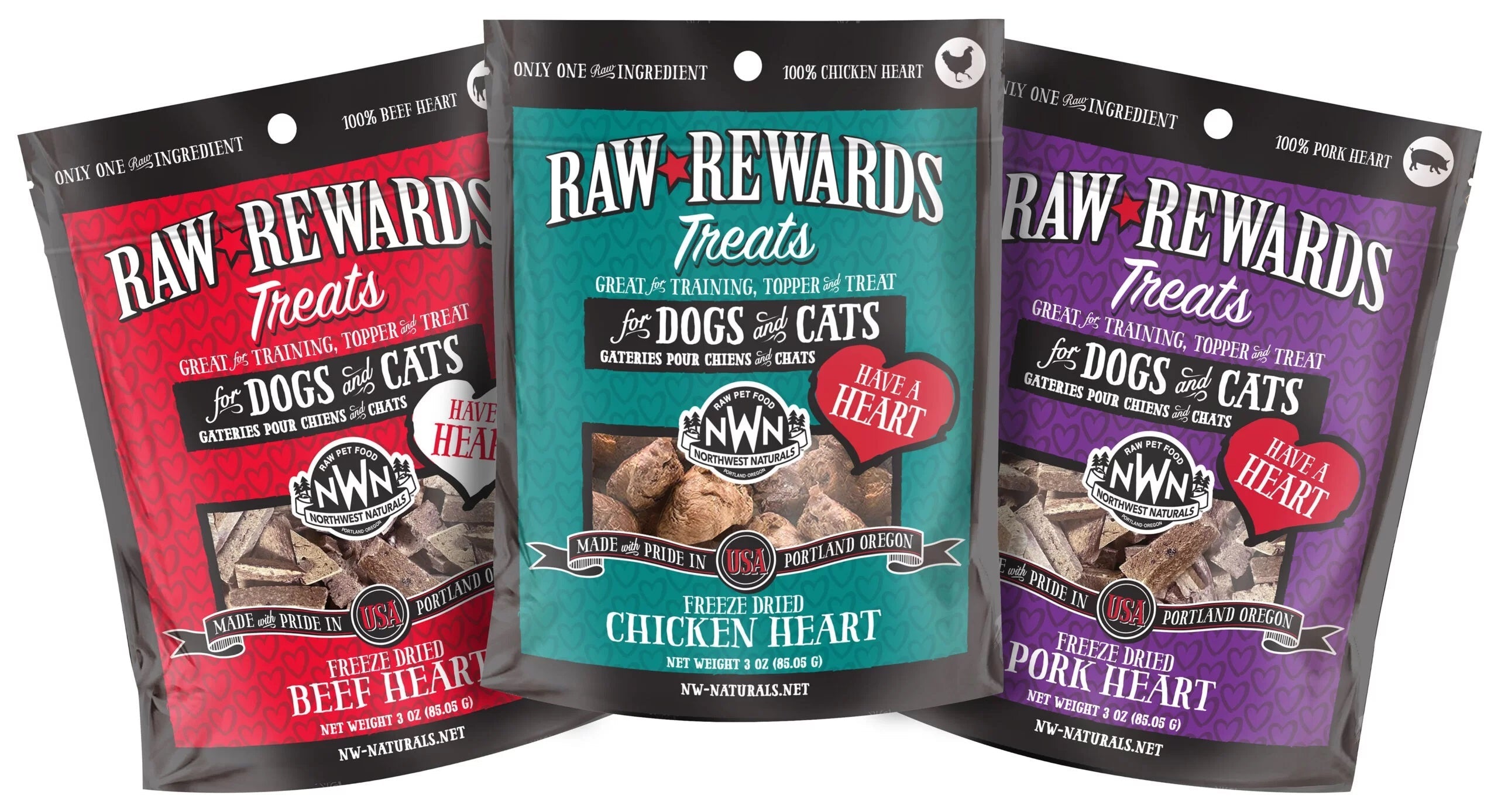 Beef Heart Treats for Dogs & Cats - Freeze Dried