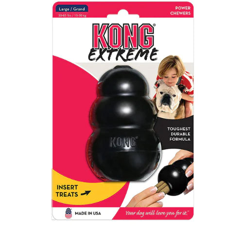 Gourd-Shaped Chew Toy for Dogs - Rubber Treat Dispenser Black XL