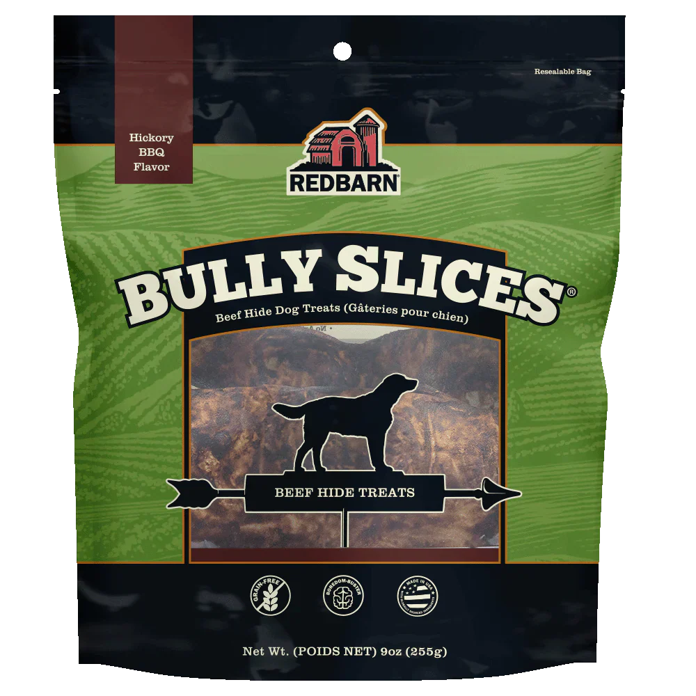 Redbarn Bully Slices (9oz) Hickory BBQ