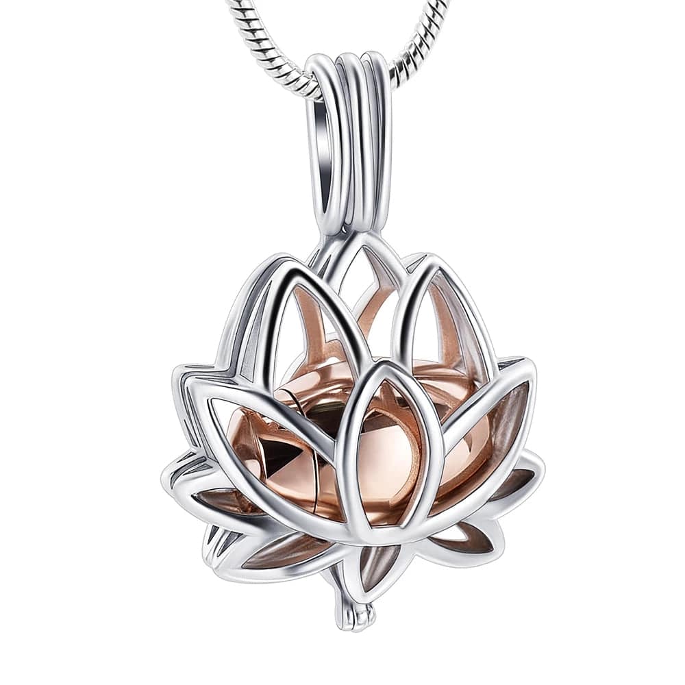 Lotus Ashes Necklace Pendant