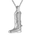 Cowboy Boot Ashes Necklace Pendant