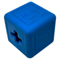Love Cube eDispenser - Durable Rubber Chew Toy & Treat Dispenser | USA Made Love Cube - Blue