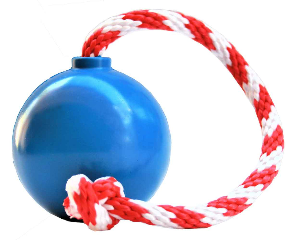 USA-K9 Cherry Bomb Rubber Dog Chew Toy – 4-in-1 K9 Reward & Treat Dispenser | USA Made