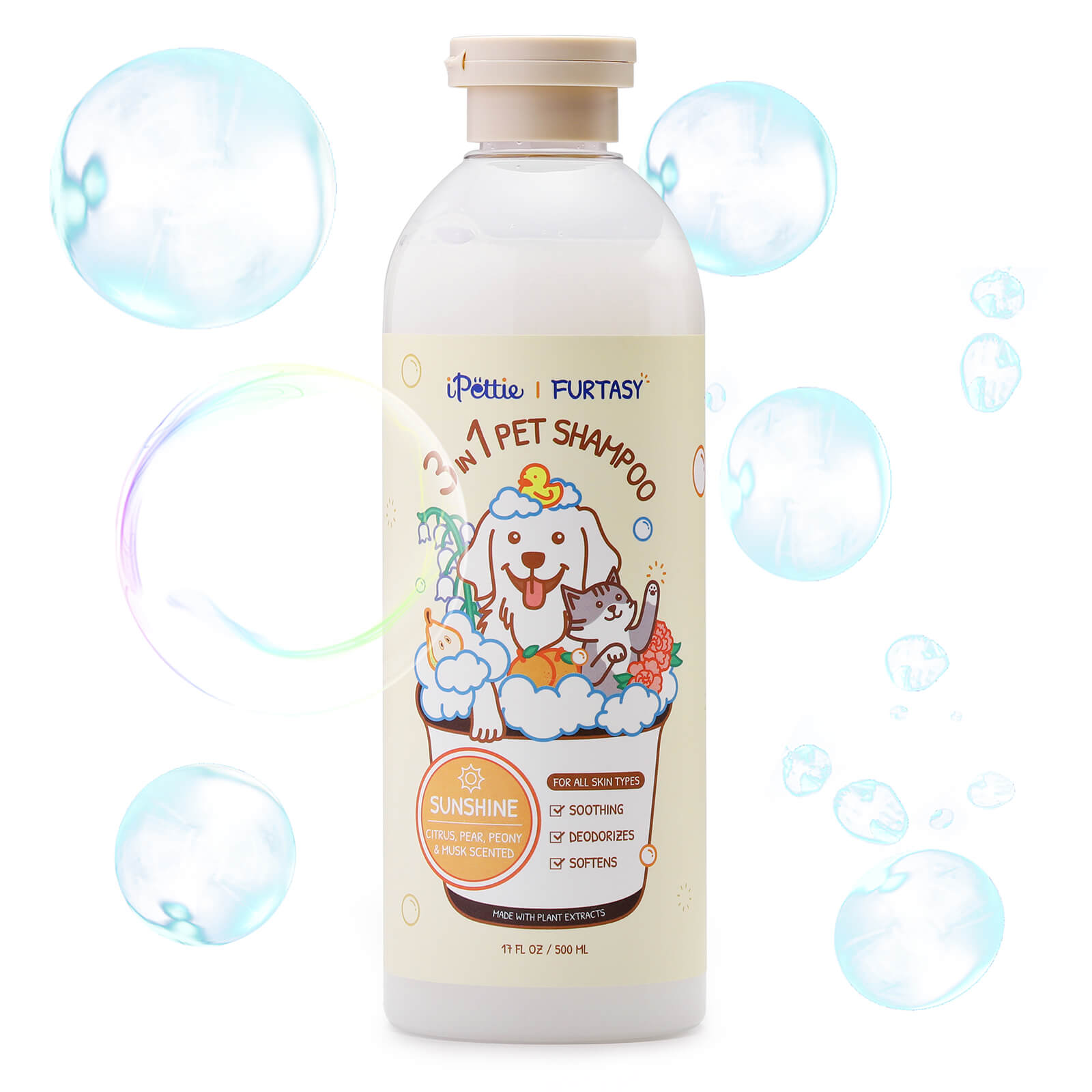 Furtasy Pet Shampoo, Sunshine & Cozy Formulas Sunshine