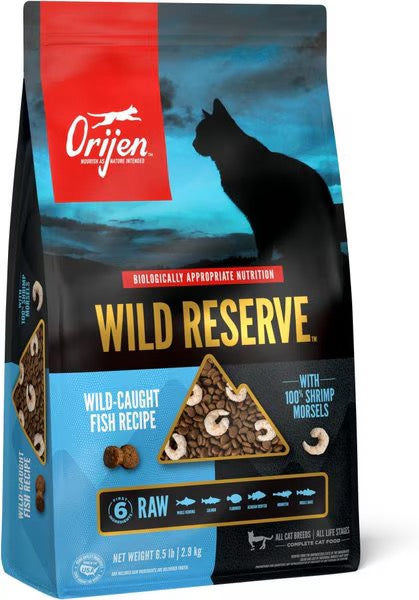 Orijen Grain Free Wild Reserve Fish Recipe Dry Cat Food 6.5lb