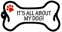 Bone Shaped Keychains It's All About My Dog!