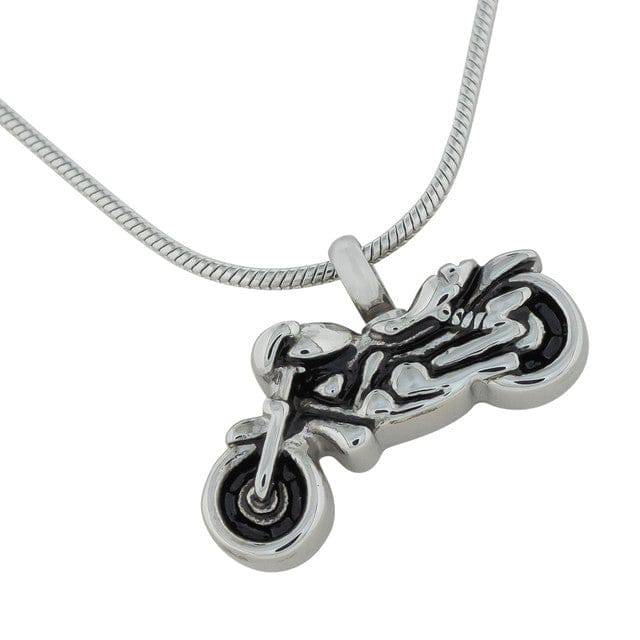 Motorcycle Cremation Jewelry Pendant