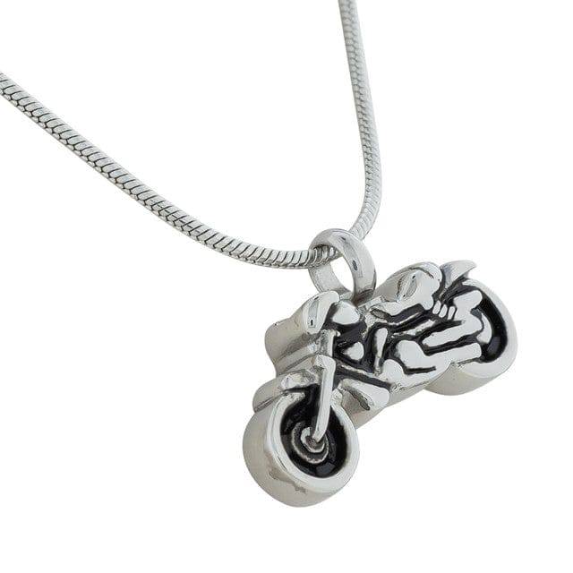 Motorcycle Cremation Jewelry Pendant
