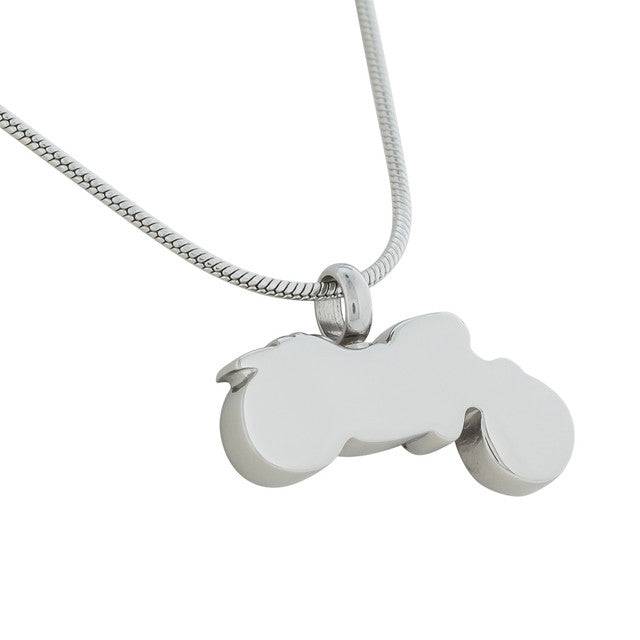 Motorcycle Cremation Jewelry Pendant