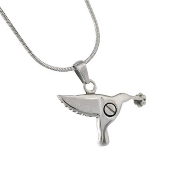 Hummingbird Animal Cremation Jewelry Pendant