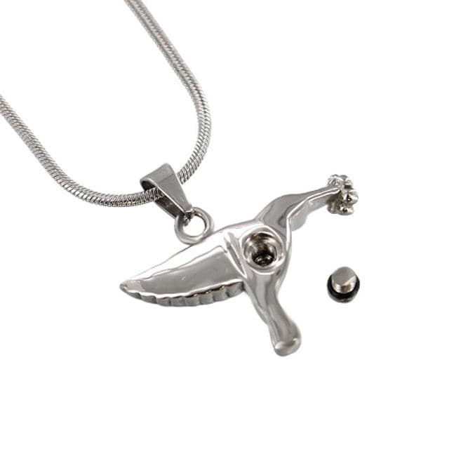 Hummingbird Animal Cremation Jewelry Pendant