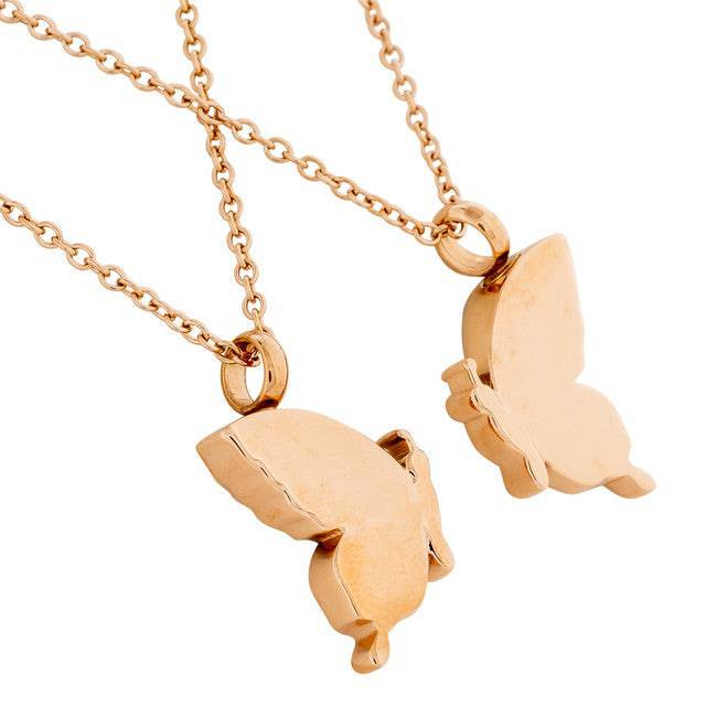 Butterfly Companion Ashes Necklace Pendant